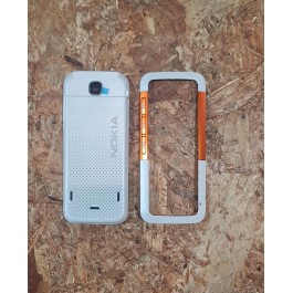 Capa Completa S/ Teclado Branca / Laranja Nokia 5310
