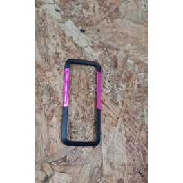 Capa Frontal Preto / Rosa Nokia 5310