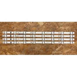 Kit de Barras Led LG 55UQ75006LF Ref: HL-99550CSP1616-0801S-01 B0 4X8