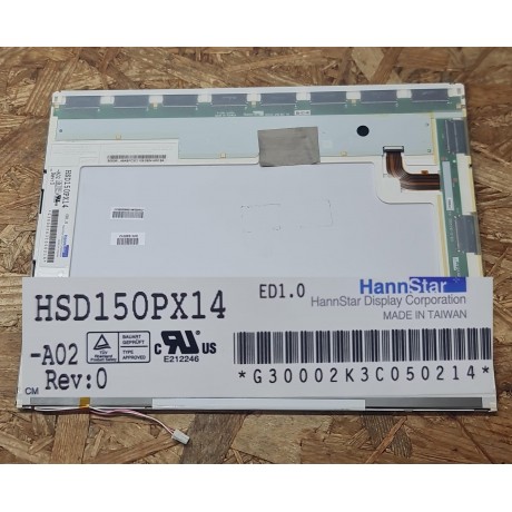 Display / LCD 15.0" HannStar Recondicionado Ref: HSD150PX14-A02