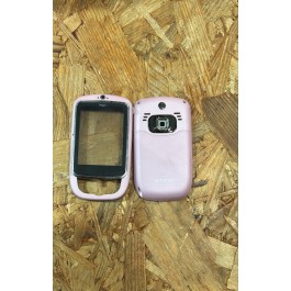 Capa Completa C/ Touch Rosa Optimus Vegas