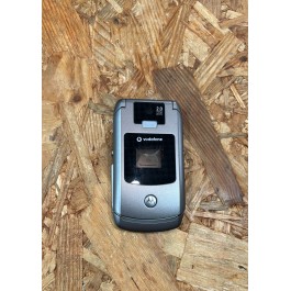 Capa Completa S/ Tampa de Bateria Cinza Motorola V3x