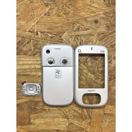 Capa Frontal & Tampa de Bateria Cinza Qteck S100 Original