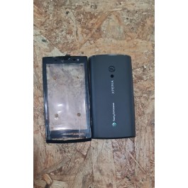 Capa Completa Preta Sony Ericsson Xperia X10 Original
