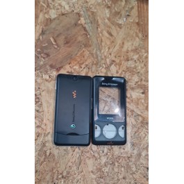 Capa Completa Preta Sony Ericsson W205 Original