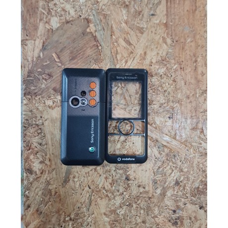 Capa Completa S/ Teclado Preta Sony Ericsson V630i