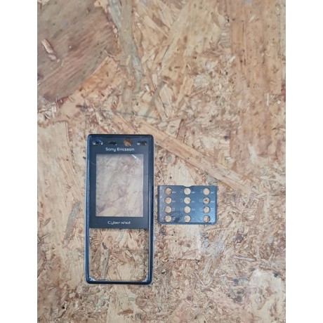 Capa Frontal Preto Sony Ericsson K810i Original