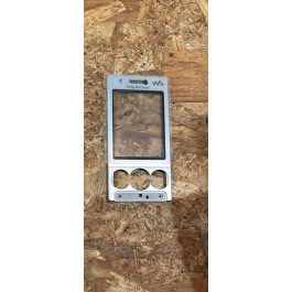 Capa Frontal S/ Teclado Prata Sony Ericsson W715