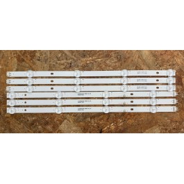 Kit Barra Led Silver IP-LE410005 / Smart Tech LE-39Z4 BlauPunkt BA40F4382QEB Ref: JL.D39042330-006AS-M-V01