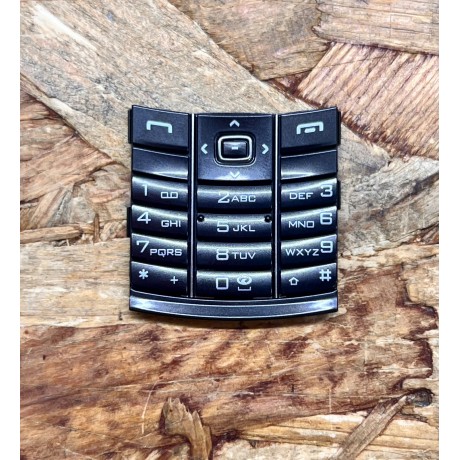Teclado Preto Metal Original Nokia 8800 Ref: 9791437