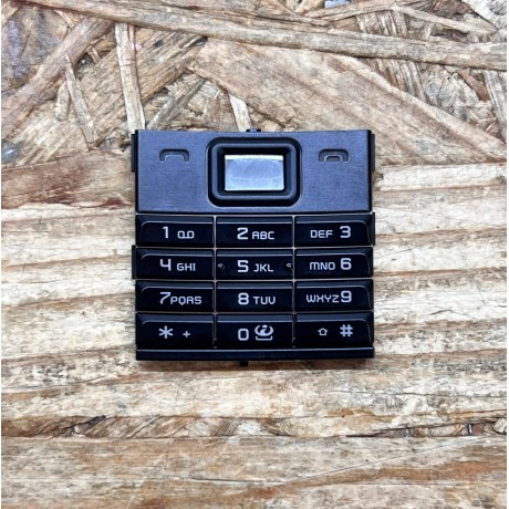 Teclado Preto Metal Original Nokia 8800 Ref: 9791437