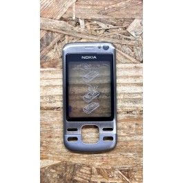 Tampa Frontal Cinza Metal Original Nokia 6600is Ref: 0255250