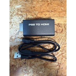 Adaptador de PlayStation 2 P/ HDMI C/ Cabo USB P/ Mini USB