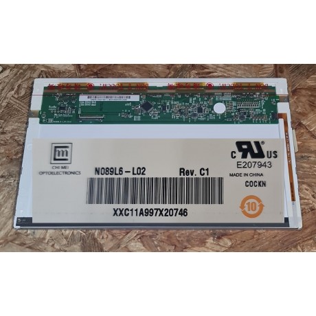 Display 8.9" CHI MEI Ref: N089L6-L02 Rev: C1