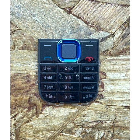 Teclado Nokia 5130 Preto & Azul Original