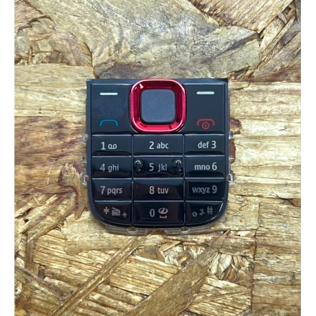 Teclado Nokia 5130 Preto & Vermelho Original