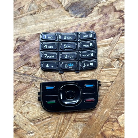 Teclado Superior Nokia 5200 / Nokia 5300 Preto Original