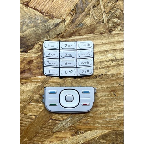 Teclado Superior Nokia 5200 / Nokia 5300 Cinza Original