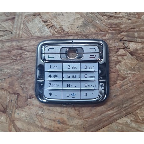Teclado Cinza & Branco Original Nokia N73 Ref: 9799021