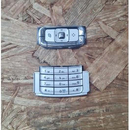 Teclado Completo Nokia N95 Cinza Original