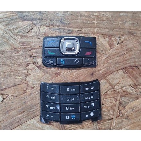 Teclado Completo Nokia N80 Preto Original