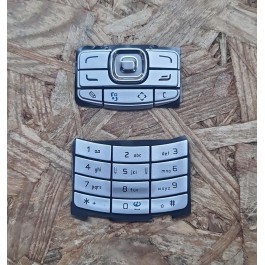 Teclado Completo Nokia N80 Cinza Original