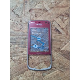 Capa Frontal Vermelha Nokia 6210n