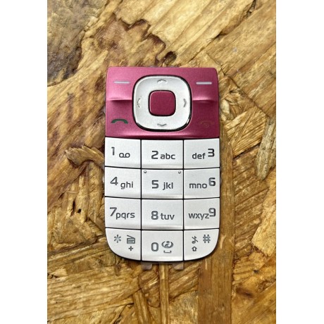 Teclado Nokia 6220 Classic Vermelho Cinza Original