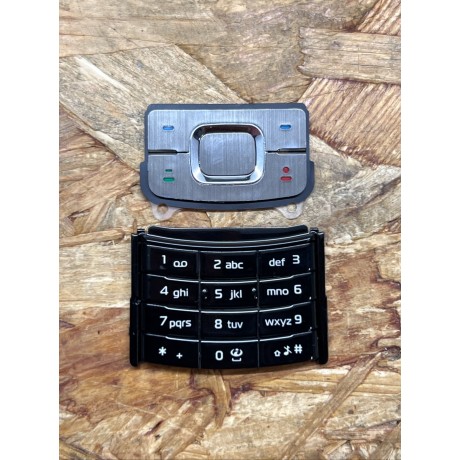Teclado Completo Nokia 6500s Cinza Original