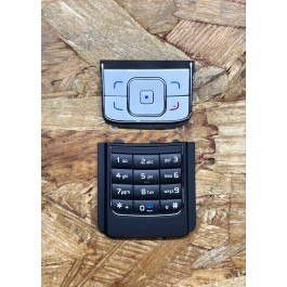Teclado Completo Nokia 6288 Branco Original