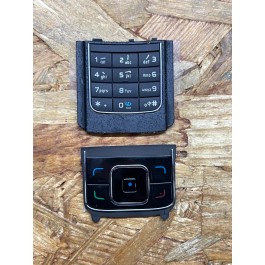 Teclado Completo Nokia 6288 Preto Original