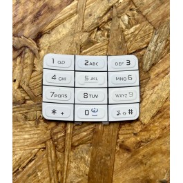 Teclado Inferior Nokia 5200 / Nokia 5300 Branco Original