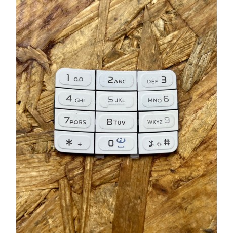 Teclado Inferior Nokia 5200 / Nokia 5300 Branco Original