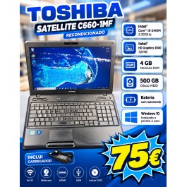 Computador Toshiba Satellite C660-1MF Recondicionado