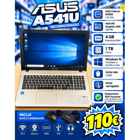 Computador Asus A541U Recondicionado
