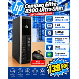 HP Compaq Elite 8300 Ultra-Slim Recondicionado