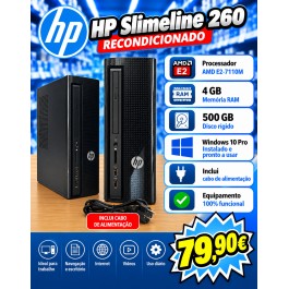 HP Slimeline 260 Recondicionado