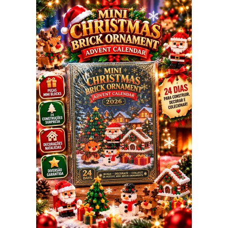 Calendário de Advento de Natal Legos