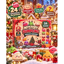 Calendário de Advento de Natal Squishy Dumpling