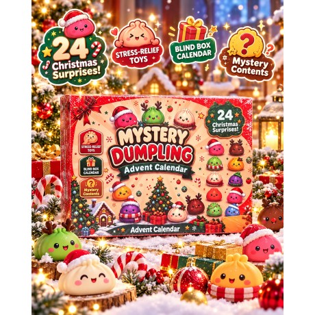 Calendário de Advento de Natal Squishy Dumpling