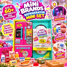 Mini Frigorifico Americano Rosa