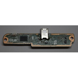 Placa de conector de carga + botao de reset-Asus Memo Pad ME302